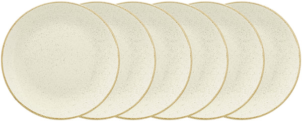 talerz płaski Sidina; 28 cm (Ø); beżowy; okrągły; 6 sztuka / opakowanie