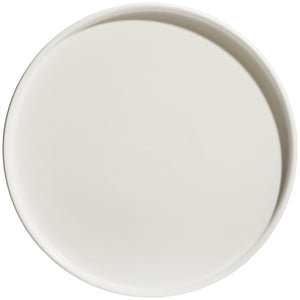 talerz z niskim rantem Skady matowy; 30x2.5 cm (ØxW); biel kremowa; okrągły; 2 sztuka / opakowanie