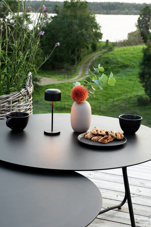 lampa stołowa LED Lille mini; 7.5x20 cm (ØxW); czarny