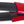 Doppelwender/Servierzange Duetto-Flonal Plus; 28.9x7.2x2 cm (DxSxW); czarny/czerwony