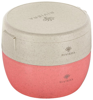 pojemnik do wielokrotnego użytku Bentobox M; 12.7x12x10 cm (DxSxW); czerwony; okrągły; 3 sztuka / opakowanie