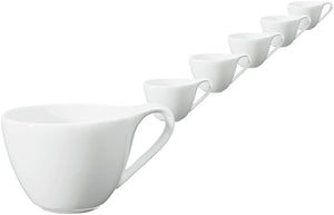 filiżanka do kawy Pallais; 200ml, 8.7x6.7 cm (ØxW); biały; okrągły; 6 sztuka / opakowanie