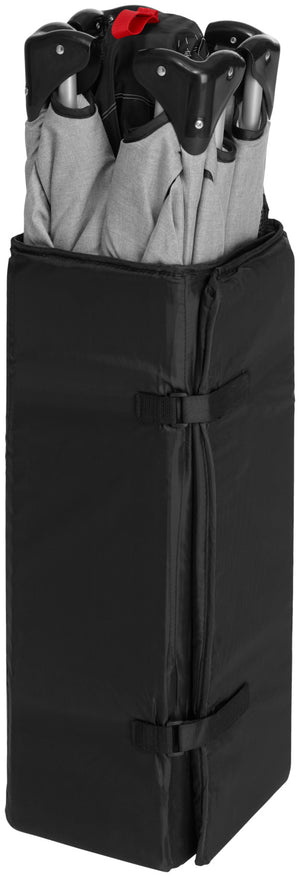łóżeczko turystyczne dla dzieci Bambina standard; 124x64.5x77 cm (DxSxW); jasny szary