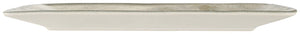 talerz Selene; 28.2x15.1x2.4 cm (DxSxW); szary/biały; prostokątny; 2 sztuka / opakowanie
