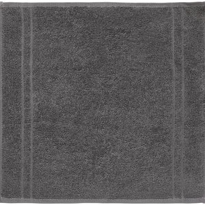 mały ręcznik Dina; 30x50 cm (SxD); antracyt; 5 sztuka / opakowanie