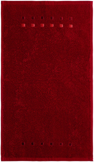 ręcznik gościnny Noblesse; 30x50 cm (SxD); burgund; 5 sztuka / opakowanie