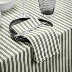 Serviette Glava; 50x50 cm (SxD); biel kremowa/antracyt; 6 sztuka / opakowanie