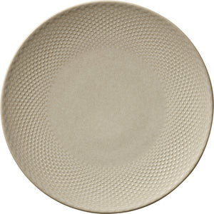 Teller flach Pine Relief rund coup; 24x2.5 cm (ØxW); beżowy; okrągły; 6 sztuka / opakowanie