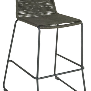 stołek barowy Filea; 62x60x108 cm (SxGxW); siedzisko antracyt, stelaż czarny; 2 sztuka / opakowanie