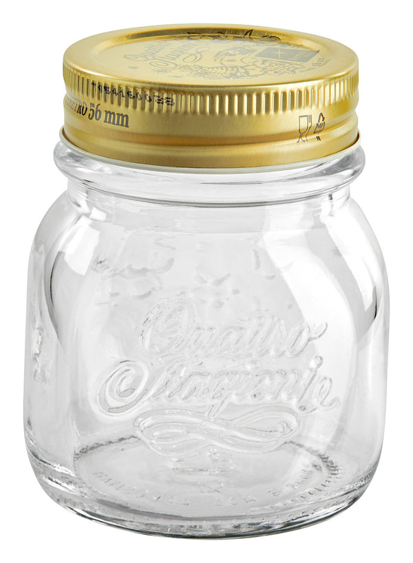 mini szklanka  Quattro Stagioni z pokrywką; 200ml, 5.2x8.3 cm (ØxW); transparentny; 12 sztuka / opakowanie