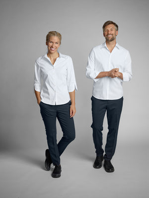 Bluse Langarm Porter Regular Fit; Kleidergröße 50; biały