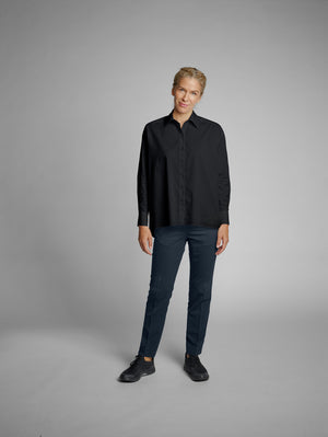 Bluse Langarm Beatris Comfort Fit; Kleidergröße XL; czarny