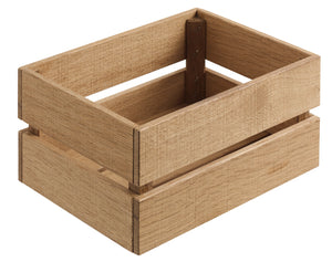 skrzynia drewniana Wantage bez uchwytu; 20x15x10 cm (DxSxW); dąb
