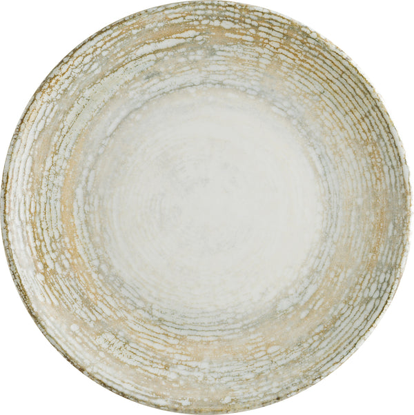 talerz płaski Patera; 21 cm (Ø); biały/beżowy; okrągły; 12 sztuka / opakowanie