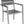 Outdoor-Stuhl Lamero mit Armlehnen; 55x60x88.5 cm (SxGxW); siedzisko antracyt