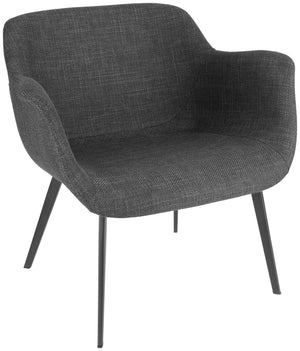 Loungesessel Limea; 78x62x72 cm (SxGxW); siedzisko antracyt