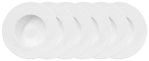 talerz głęboki Noon; 260ml, 23x4.3 cm (ØxW); biały; okrągły; 6 sztuka / opakowanie