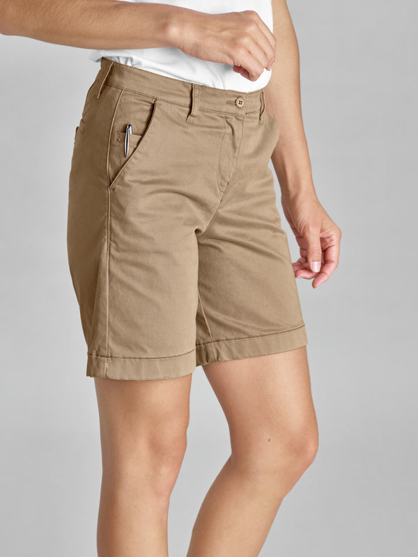szorty damskie Chino; Kleidergröße 50; beżowy