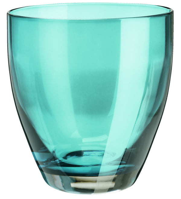 szklanka Calabria; 360ml, 8.9x9.5 cm (ØxW); turkusowy; 6 sztuka / opakowanie