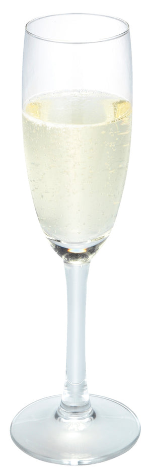 kieliszek do szampana Claret ze znacznikiem pojemności; 170ml, 5.5x5x19.2 cm (ØxØxW); transparentny; 0.1 l Füllstrich, 12 sztuka / opakowanie