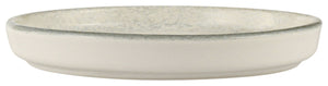 talerz płaski Selene z rantem; 27x2.4 cm (ØxW); szary/biały; okrągły; 6 sztuka / opakowanie