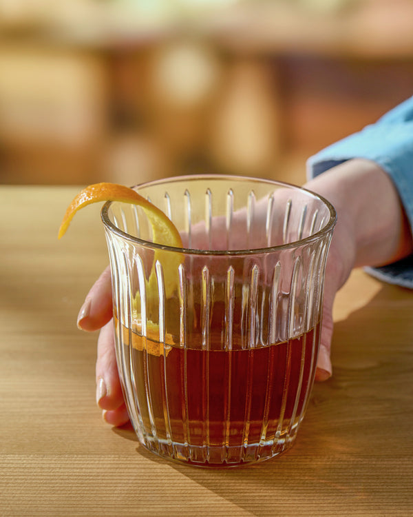 Whiskyglas Joy mit Rillen; 280 ml