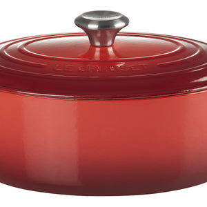 Bräter Signature oval; 4700ml, 37.8x24x17 cm (DxSxW); ciemny czerwony; owalny