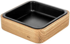 miska z melaminy Fenra; 950ml, 18.8x18.8x4.8 cm (DxSxW); czarny