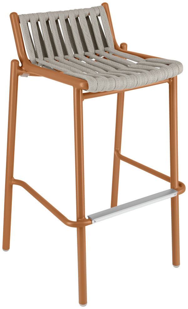 Outdoor-Barstuhl Lumaro; 42x42x90 cm (SxGxW); siedzisko taupe