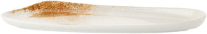 półmisek Purior; 35.5x11.5x2.6 cm (DxSxW); biały/brązowy; 4 sztuka / opakowanie