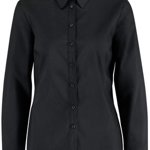 Bluse Langarm Porter Regular Fit; Kleidergröße 40; czarny