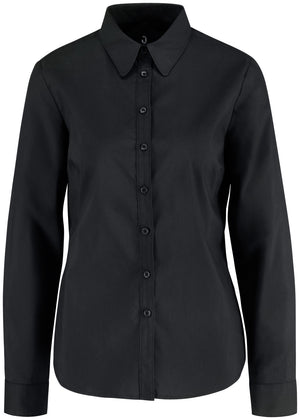 Bluse Langarm Porter Regular Fit; Kleidergröße 40; czarny