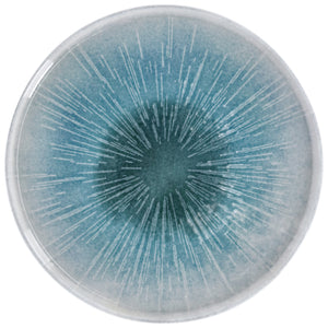 talerz płaski Irisia z rantem; 24x1.9 cm (ØxW); niebieski; okrągły; 6 sztuka / opakowanie
