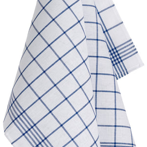 ścierka do naczyń Prag półpłótno; 50x70 cm (SxD); niebieski; prostokątny; 10 sztuka / opakowanie