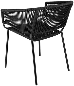 Stuhl Samo; 62x58x78 cm (SxGxW); siedzisko czarny, stelaż czarny; 2 sztuka / opakowanie