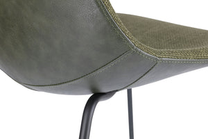 Stuhl Velaro Sitzfläche Stoff; 49x62x81 cm (SxGxW); siedzisko oliwka