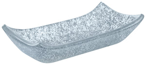 mini miseczki Anik; 10x5 cm (DxS); szary; prostokątny; 12 sztuka / opakowanie