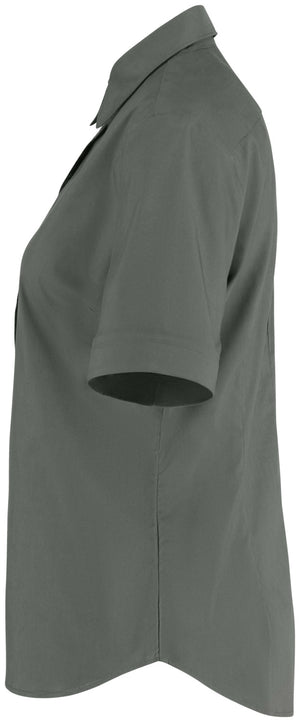 Bluse Kurzarm Porter Regular Fit; Kleidergröße 40; ciemny szary