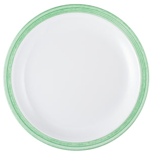 talerz lunch box Bistro; 23.5 cm (Ø); zielony; okrągły; 5 sztuka / opakowanie