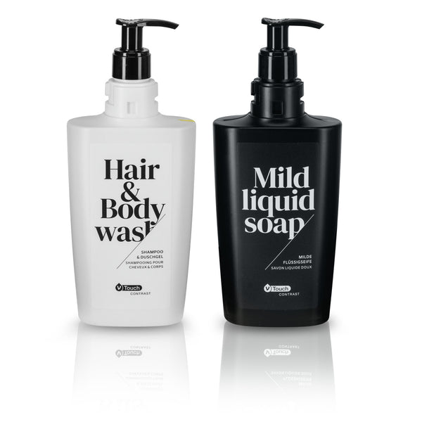 mydło  Contrast w dozowniku z pompką; 400 ml; transparentny; 24 sztuka / opakowanie