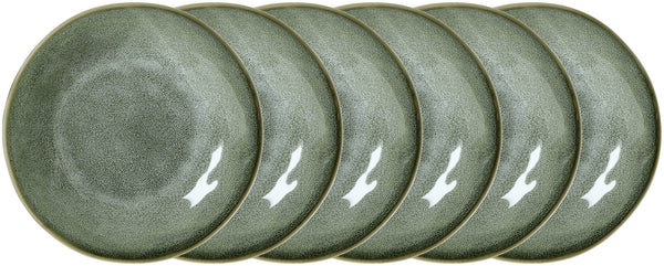 talerz płaski Nano; 23.5 cm (Ø); zielony; okrągły; 6 sztuka / opakowanie
