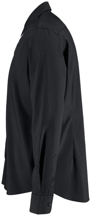Hemd Langarm Porter Regular Fit; Kleidergröße 43/44; czarny