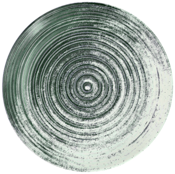 talerz płaski Etana; 31 cm (Ø); biały/antracyt; okrągły; 4 sztuka / opakowanie