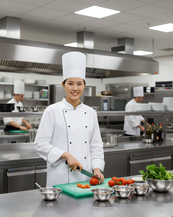 Czapka kucharska Europa (50 szt.)