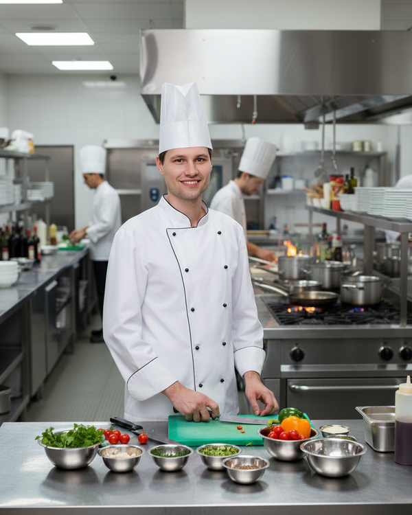 Czapka kucharska Excellent (10 szt.)