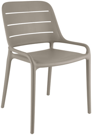 Kunststoff Stuhl Rylon; 52x51.5x82.5 cm (SxGxW); taupe; 4 sztuka / opakowanie