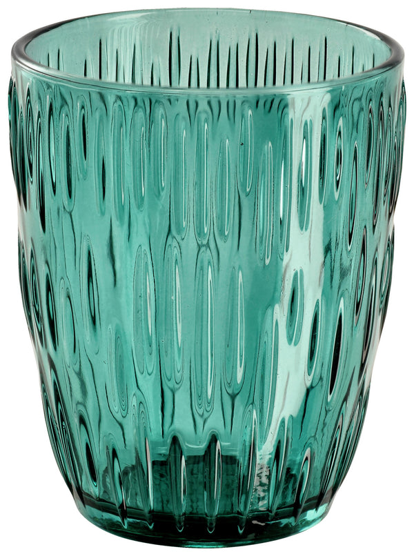 Universalglas Kalea; 280ml, 8x9.8 cm (ØxW); zielony; 6 sztuka / opakowanie