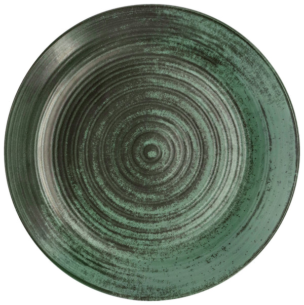talerz płaski Etana; 25 cm (Ø); zielony; okrągły; 6 sztuka / opakowanie