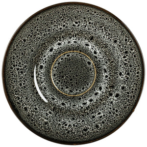 spodek do filiżanki do kawy Nano; 16.5 cm (Ø); czarny; okrągły; 6 sztuka / opakowanie
