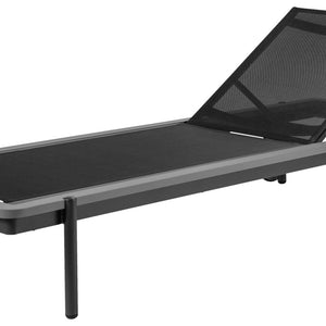 Sonnenliege Rivan; 202x75.5x33 cm (DxSxW); siedzisko antracyt